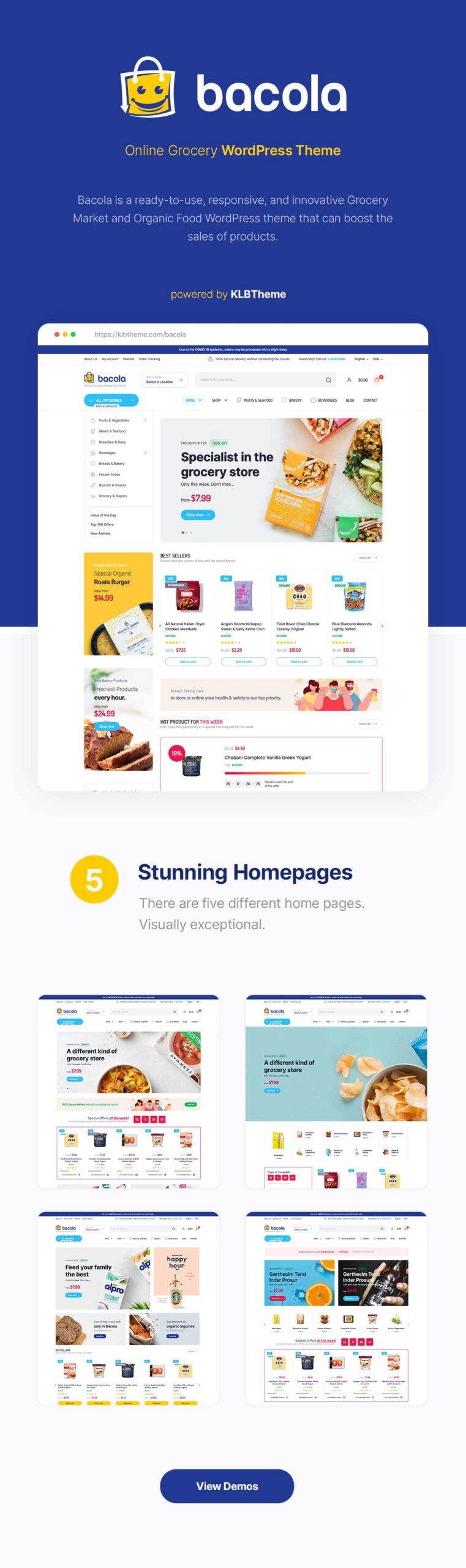 图片[1]-Bacola-杂货店和食品电子商务主题 WooCommerce电子商务 - LuLunet-LuLunet