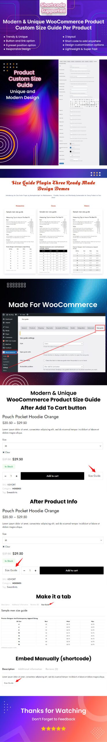 图片[1]-BWD产品自定义尺寸指南WooCommerce的WordPress插件