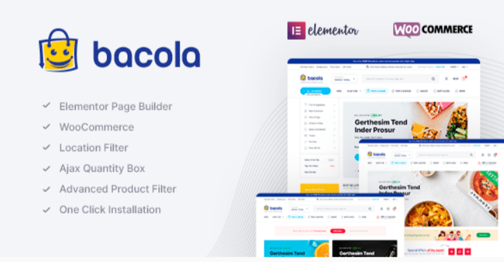 Bacola-杂货店和食品电子商务主题 WooCommerce电子商务 - LuLunet-LuLunet