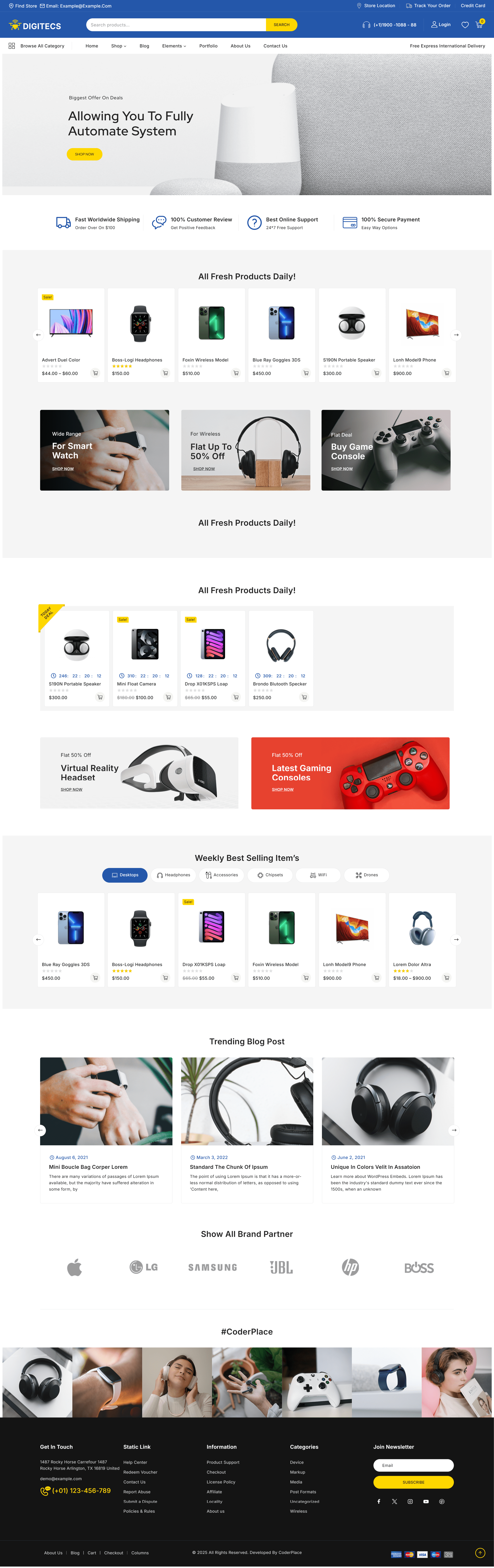 图片[1]-Digitecs-电子和移动WooCommerce主题 - LuLunet-LuLunet