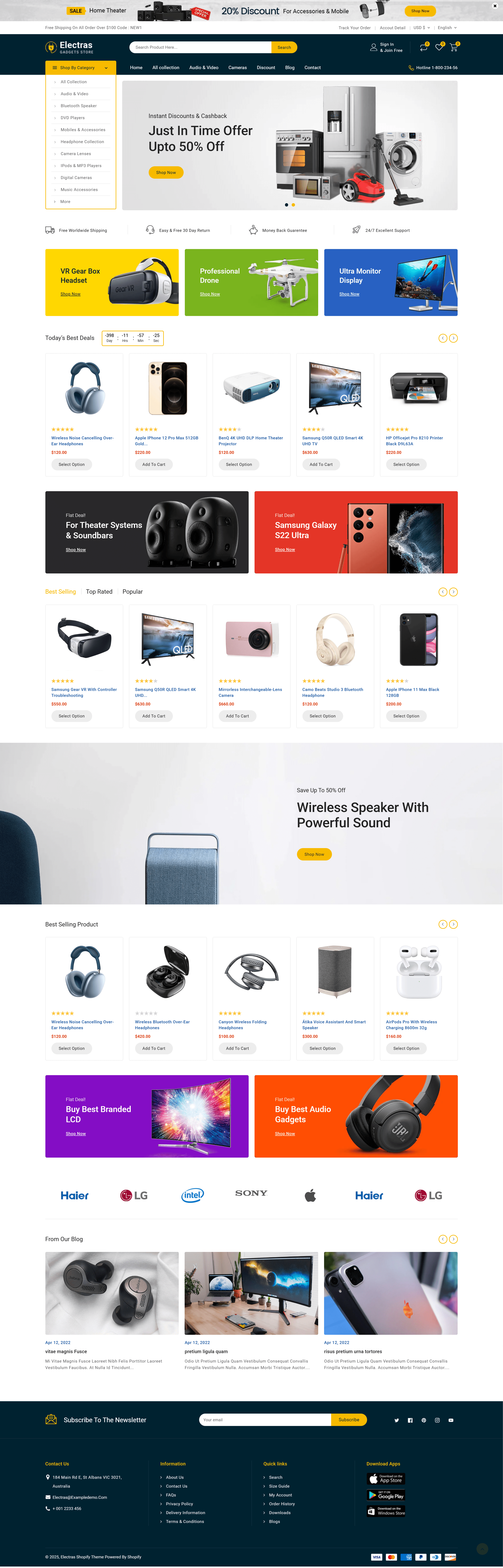 图片[1]-Electras-电子产品和小工具电子商务Shopify主题 - LuLunet-LuLunet