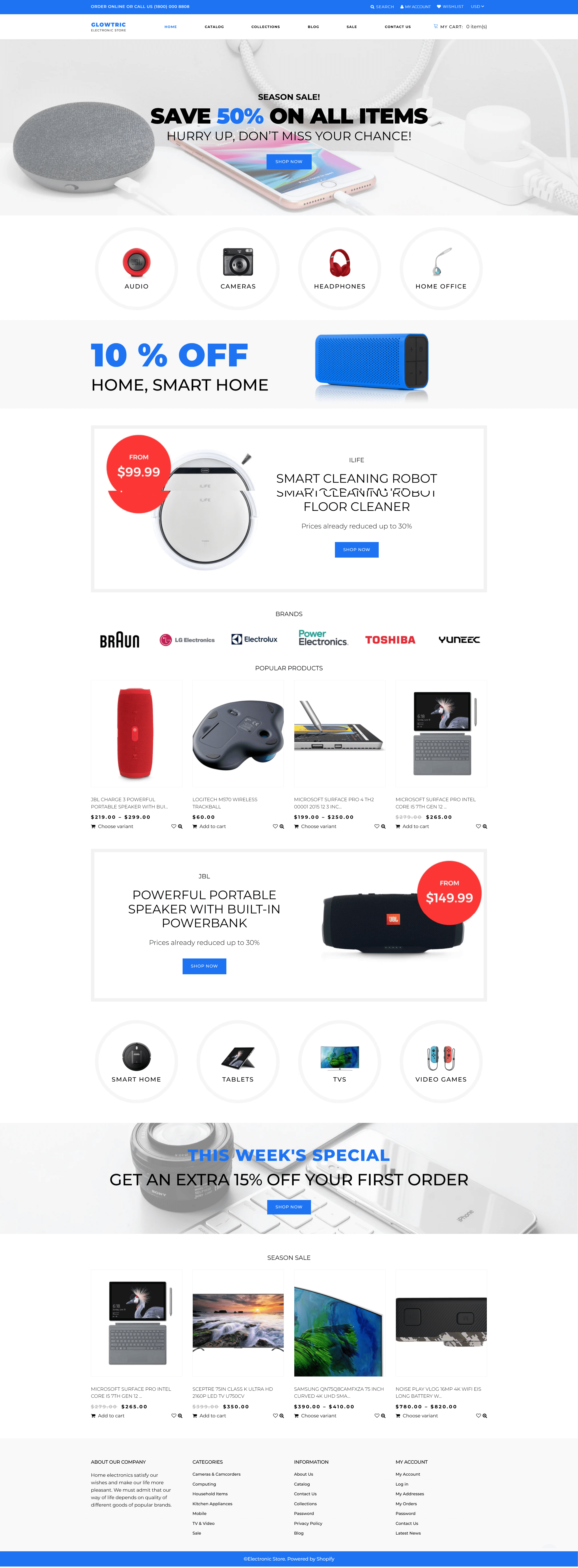 图片[1]-Clowtric-电子产品和小工具多页Shopify主题 - LuLunet-LuLunet