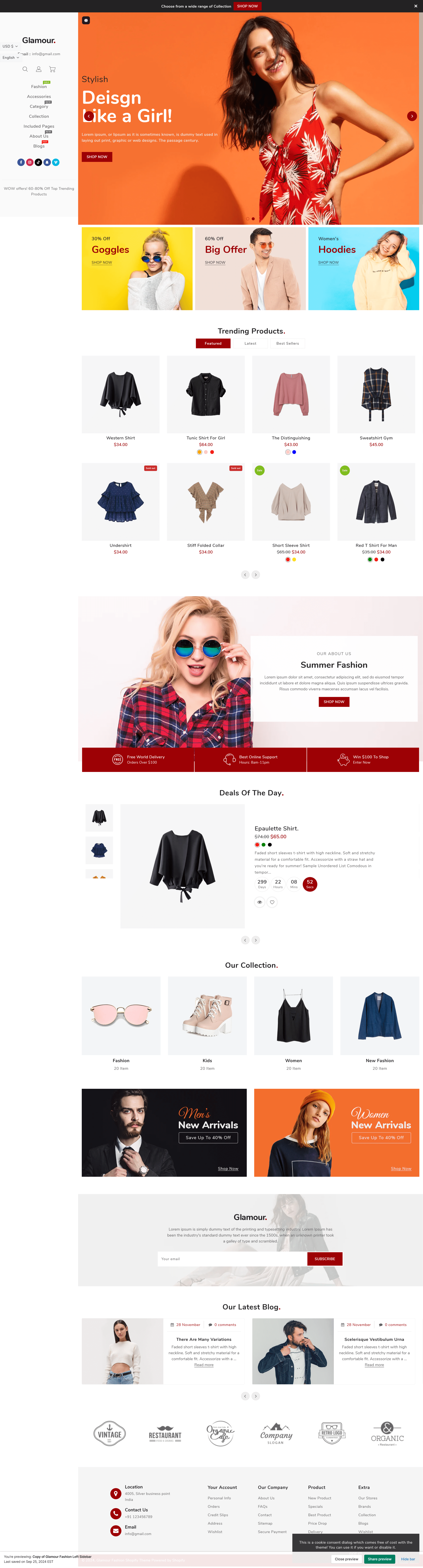 图片[1]-glamour-魅力时装店Shopify主题 - LuLunet-LuLunet