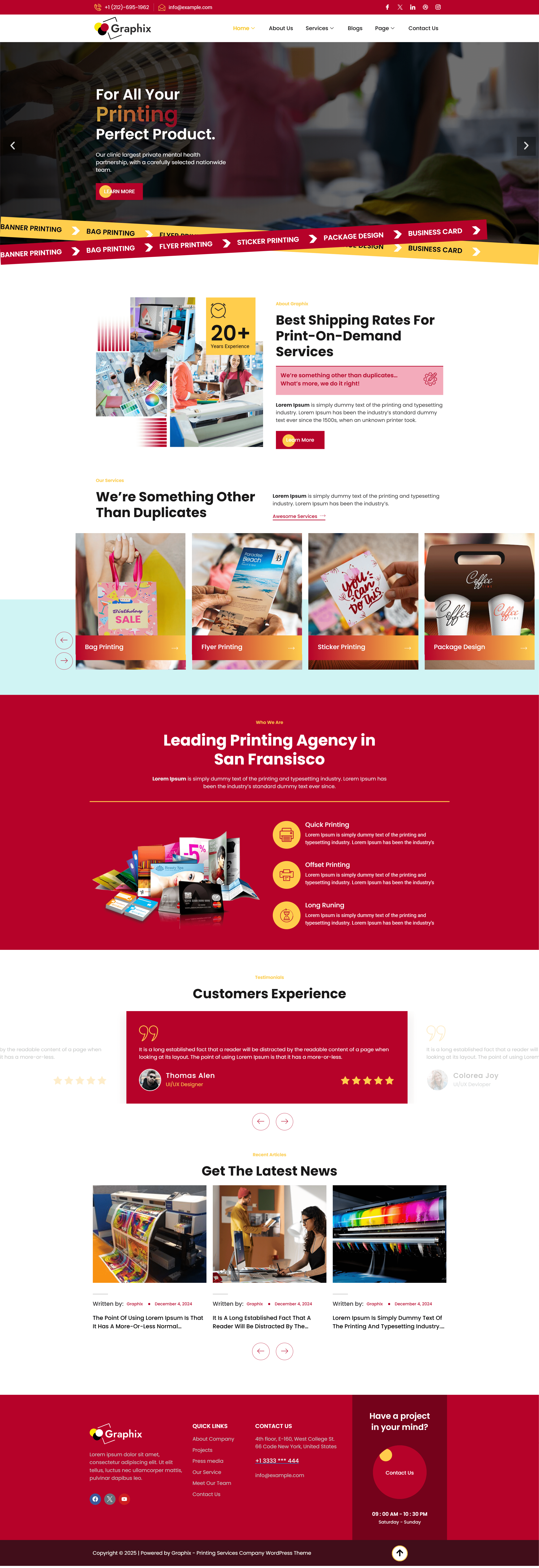 图片[1]-Graphix-打印服务公司WordPress主题 - LuLunet-LuLunet
