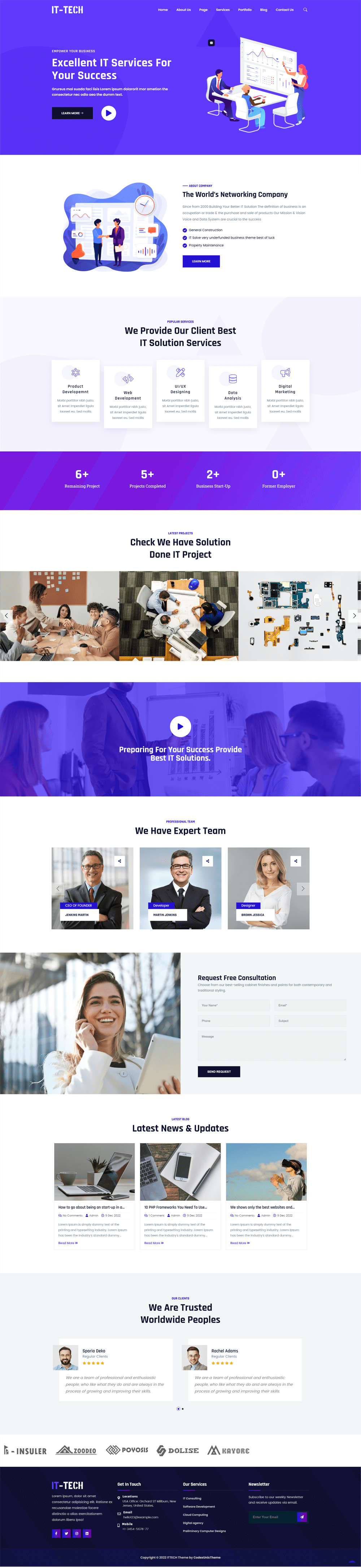 图片[1]-ItTech-IT解决方案、技术和多用途WordPress主题 - LuLunet-LuLunet