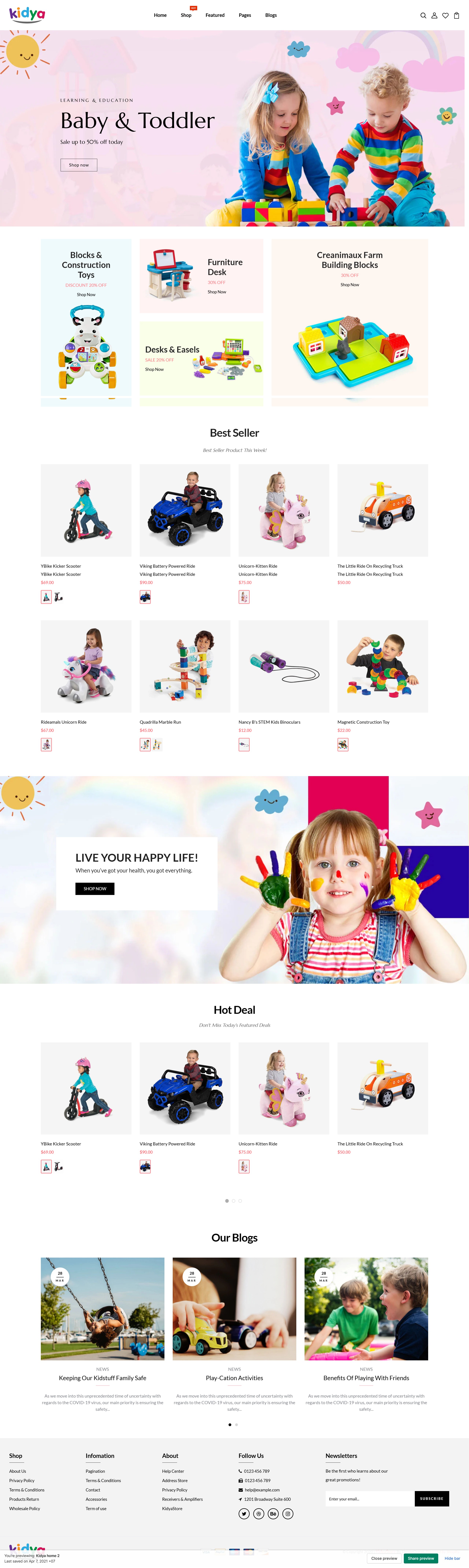 图片[1]-Kidya-儿童服装和时尚Shopify主题 - LuLunet-LuLunet