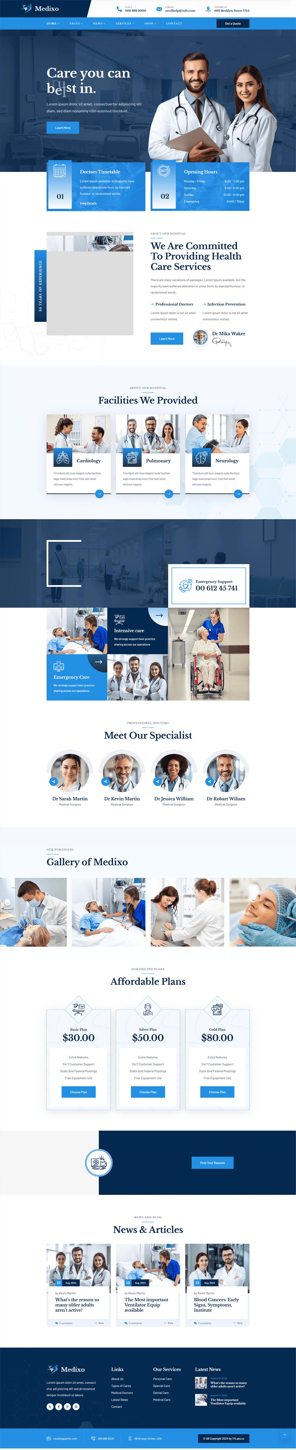 图片[1]-Medixo-健康医疗诊所WordPress主题 - LuLunet-LuLunet