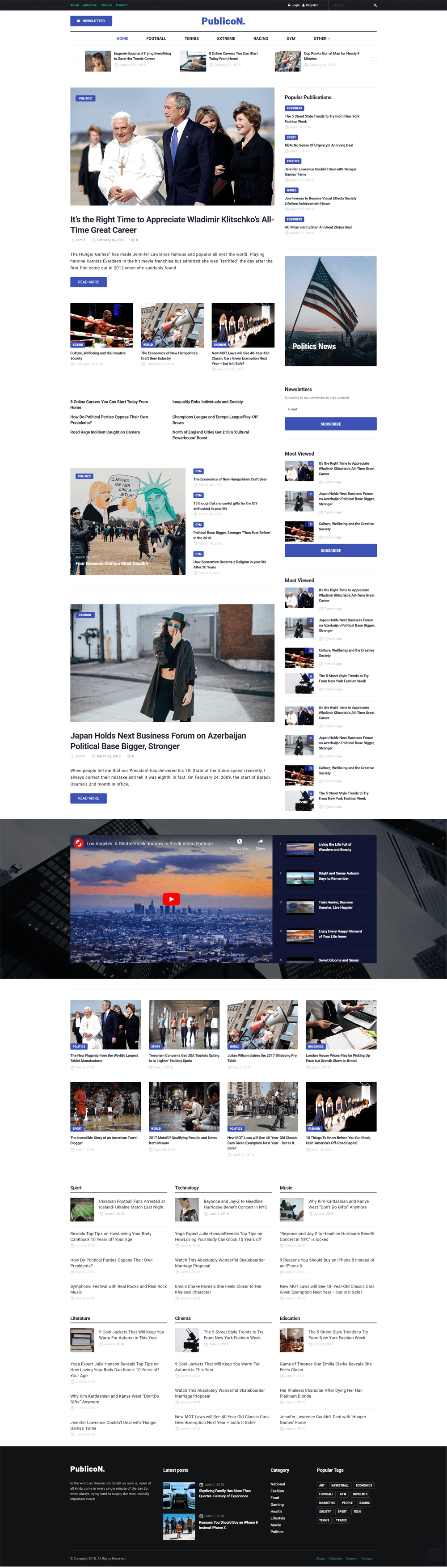 图片[1]-Publicon-新闻门户WordPress Elementor主题WordPress主题 - LuLunet-LuLunet
