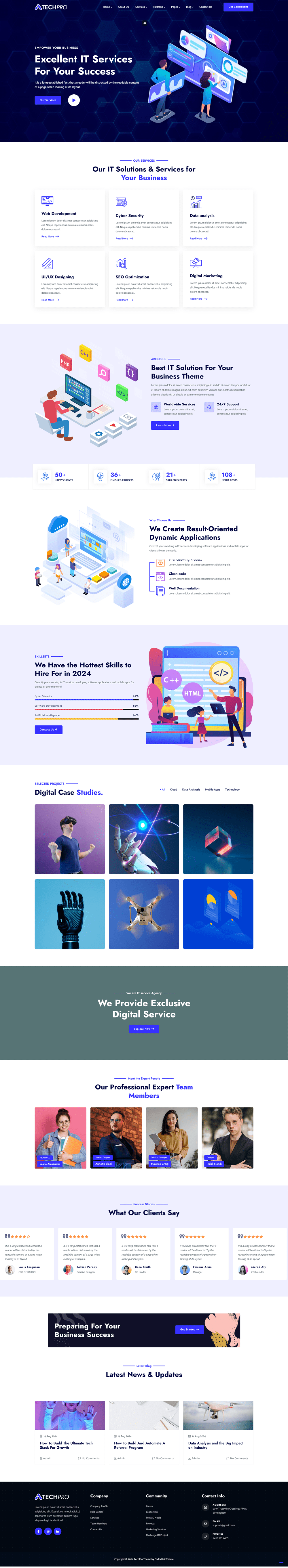 图片[1]-TechPro-IT解决方案和业务服务多用途WordPress主题 - LuLunet-LuLunet
