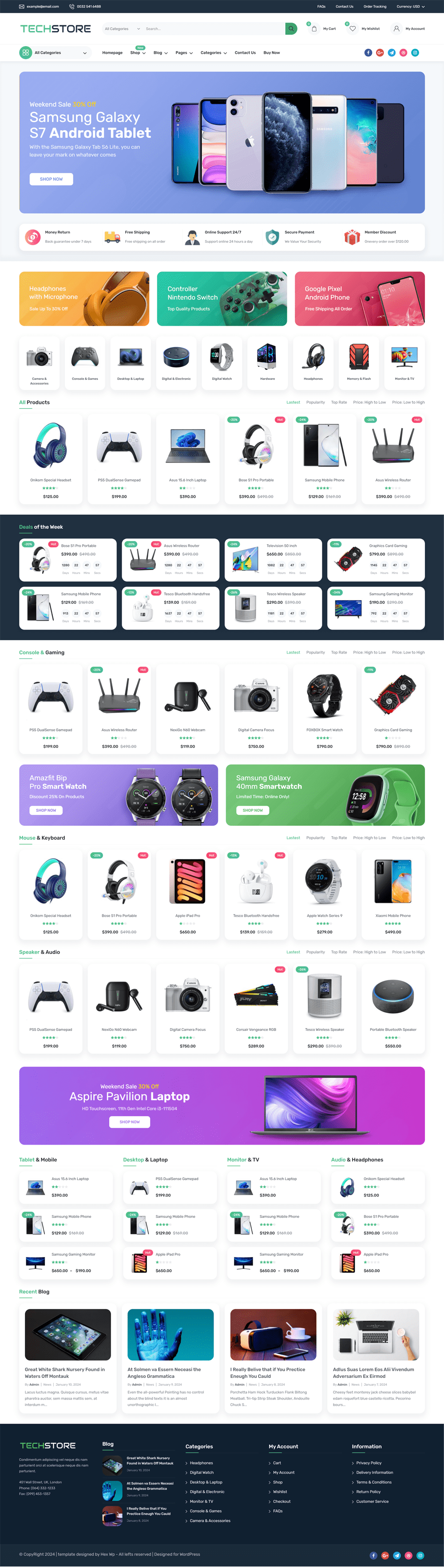 图片[1]-TechStore-电子WooCommerce WordPress主题WooCommerce主题 - LuLunet-LuLunet