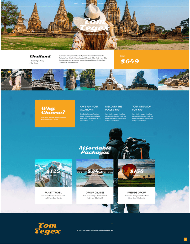 图片[1]-探索世界的最佳旅行社 - Tom Tegex  wordpress