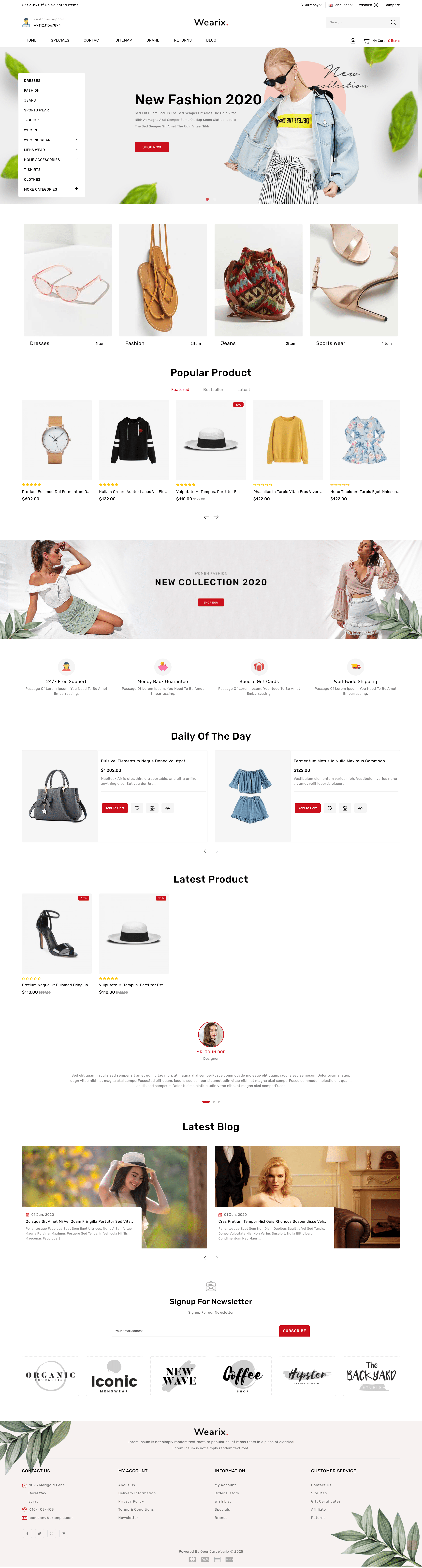 图片[1]-Wearix-多用途时尚OpenCart模板 - LuLunet-LuLunet