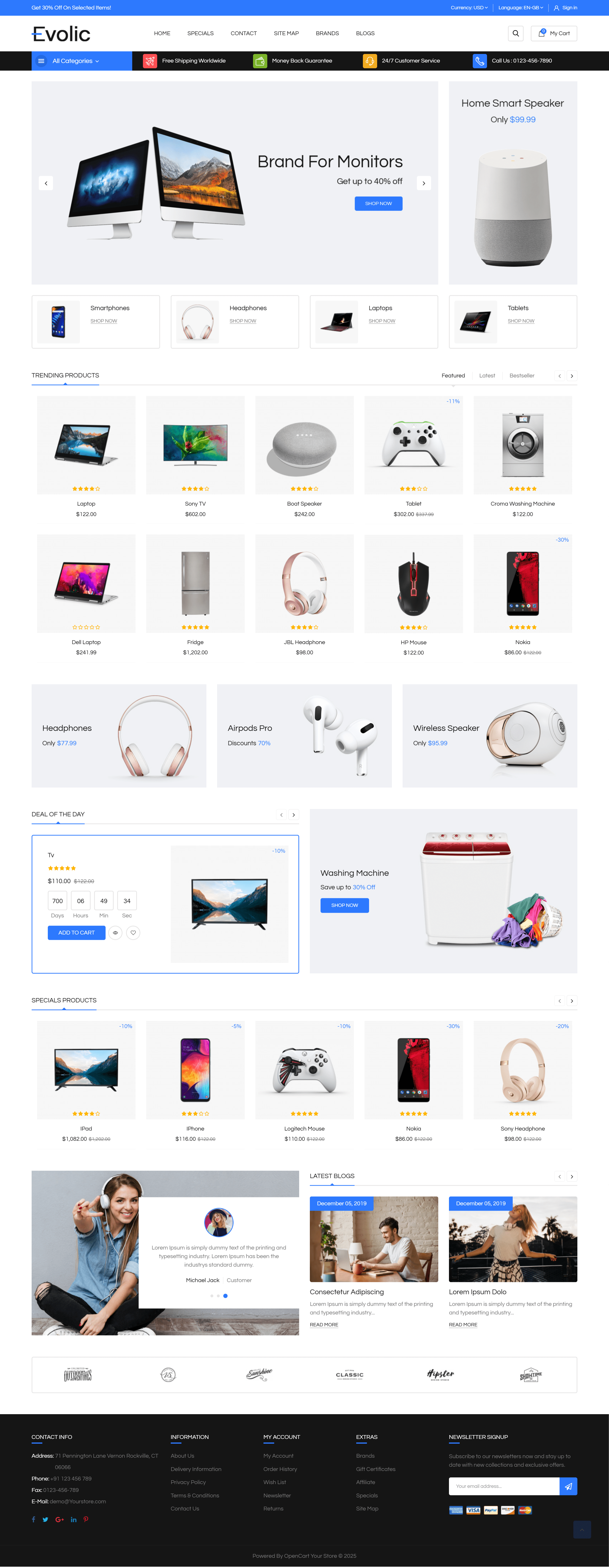 图片[1]-Evolic-电子OpenCart模板 - LuLunet-LuLunet
