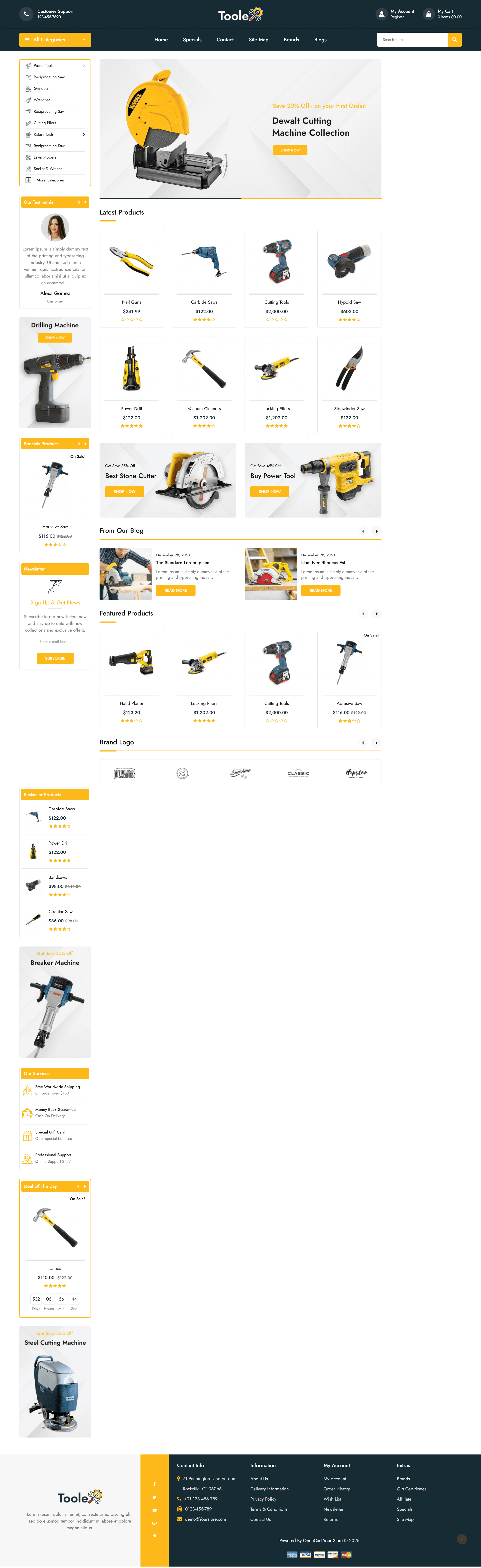 图片[1]-Toolex-响应式OpenCart模板 - LuLunet-LuLunet