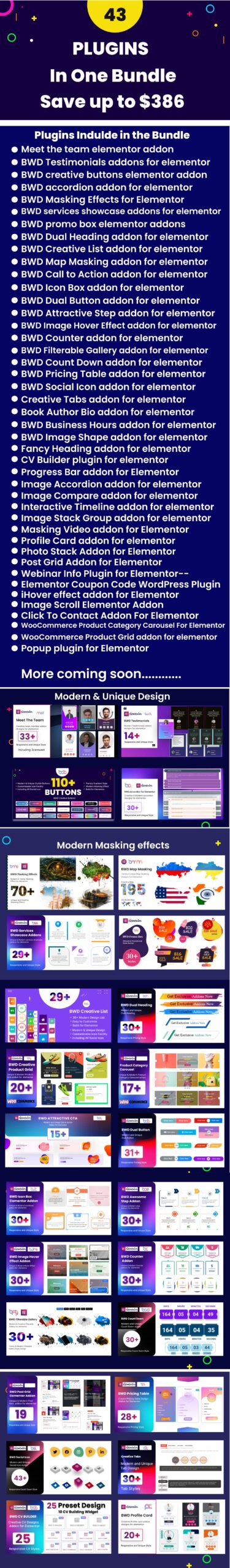 elementor 插件包扩展43合一 wordpress - LuLunet-LuLunet