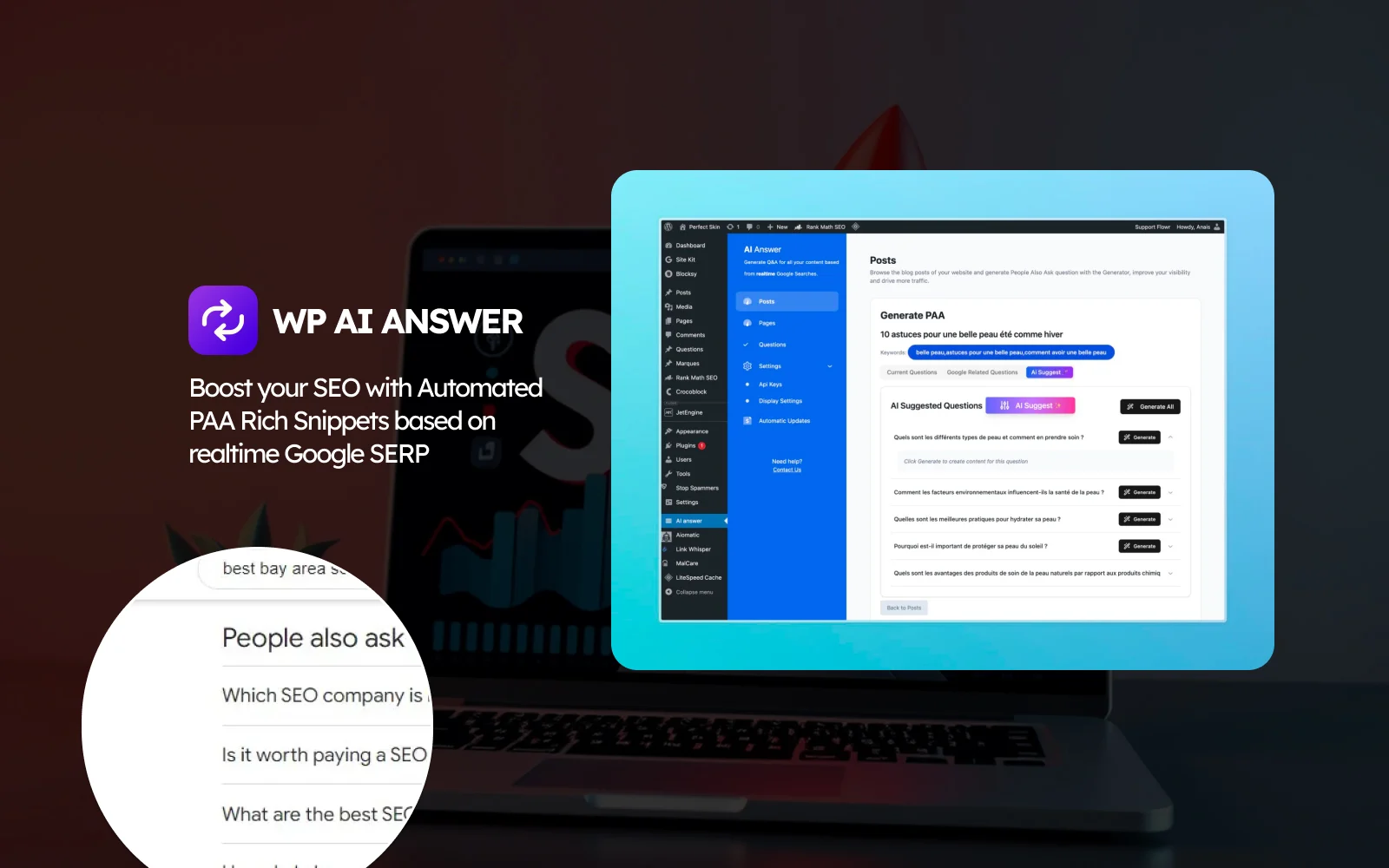 AI ANSWER/问答插件-PAA生成器WordPress插件 - LuLunet-LuLunet