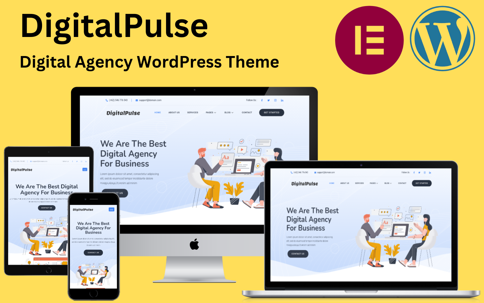 DigitalPulse-SEO和数字营销机构WordPress主题 - LuLunet-LuLunet