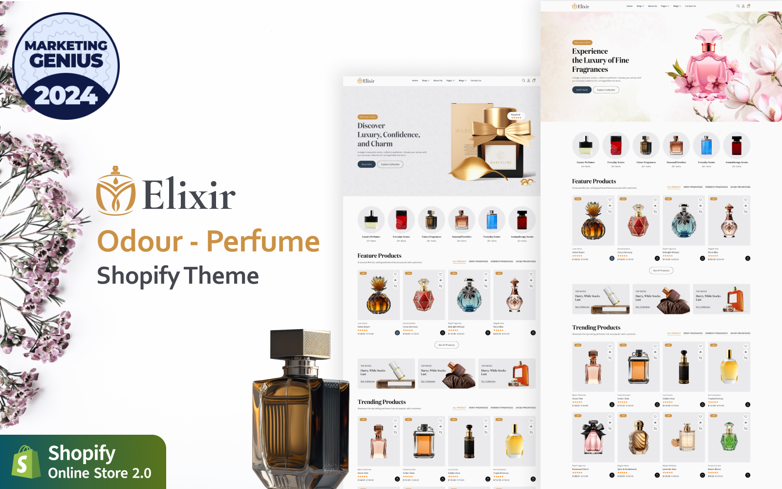 Elixir香水-香水和香水商店高级Shopify主题 - LuLunet-LuLunet