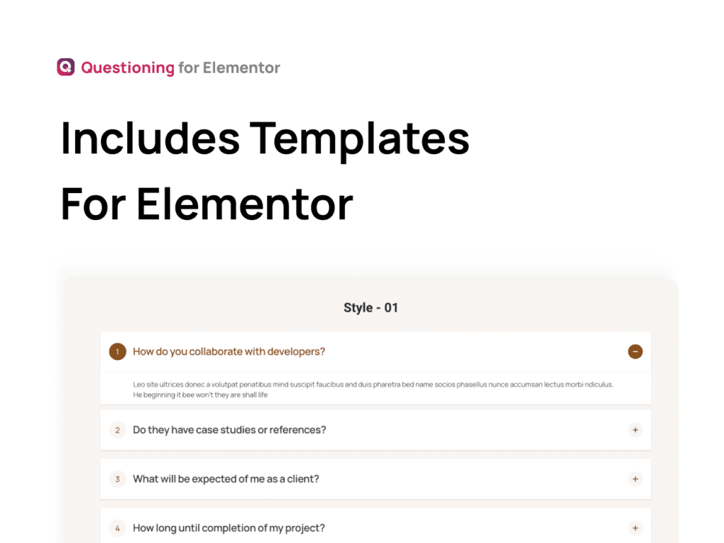 图片[1]-QA问答质疑Elementor WordPress插件的常见问题手风琴 - LuLunet-LuLunet