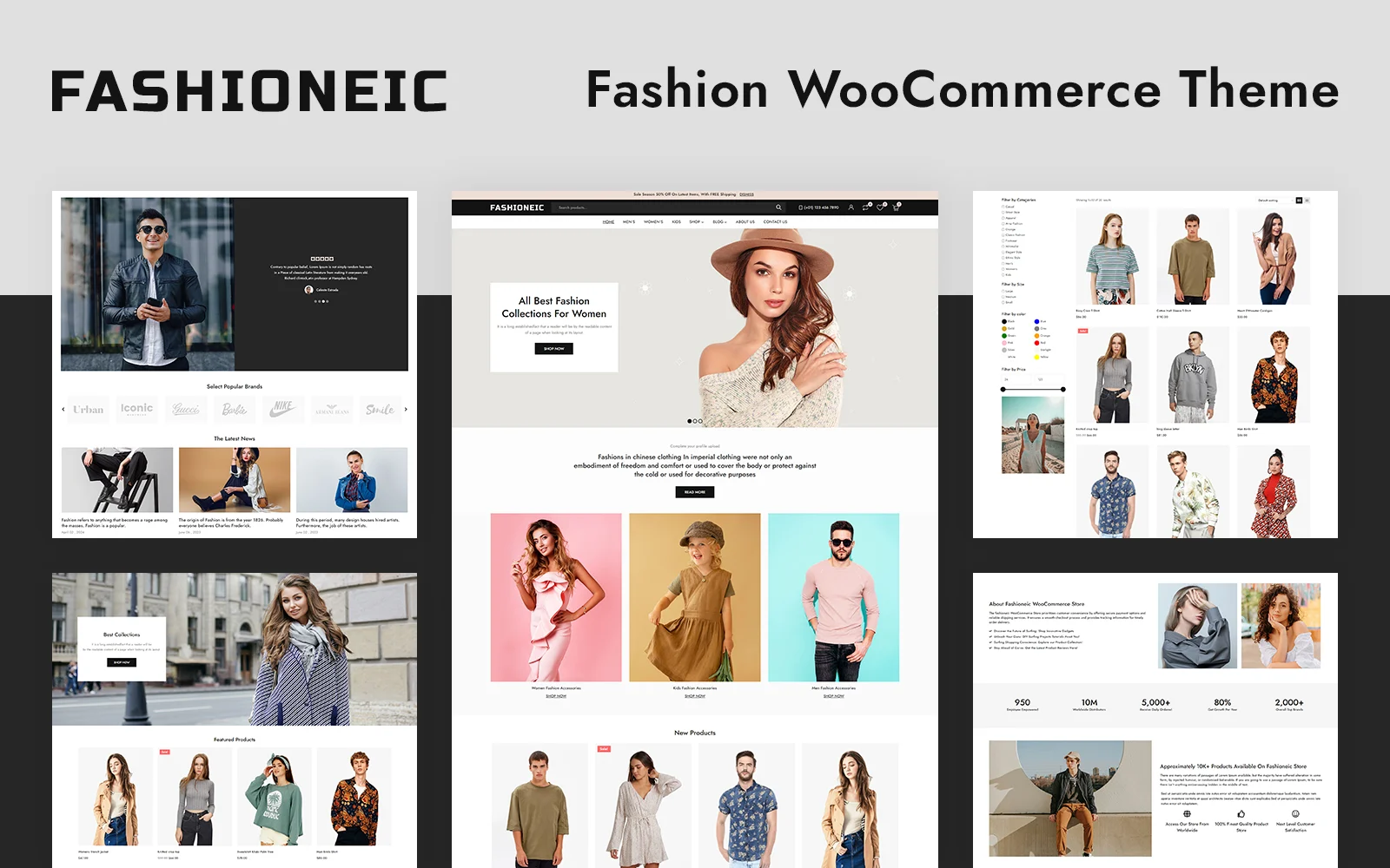 时尚-时装店Elementor WooCommerce主题 - LuLunet-LuLunet