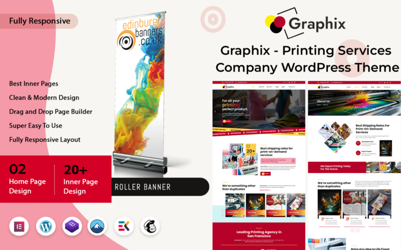 Graphix-打印服务公司WordPress主题-LuLunet