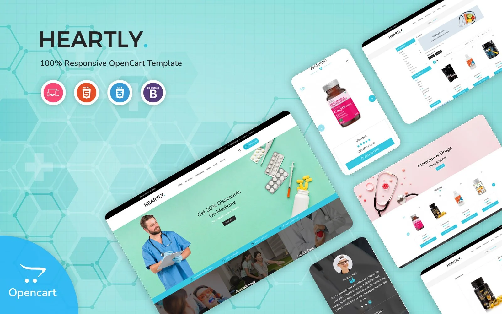 健康医疗药品OpenCart模板 - LuLunet-LuLunet