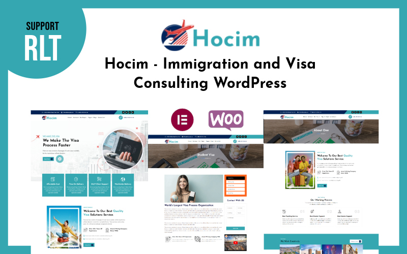 Hocim-移民和签证咨询WordPress WordPress主题 - LuLunet-LuLunet