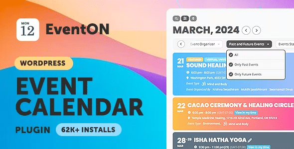 EventOn v4.6.3  Wordpress 精美活动 日历插件 - LuLunet-LuLunet
