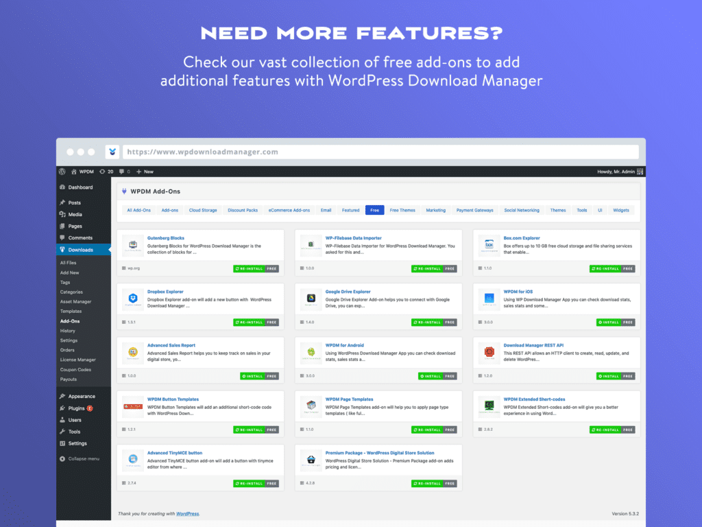 图片[3]-WordPress Download Manager Pro v6.5.3  Wordpress资源下载管理插件 - LuLunet-LuLunet