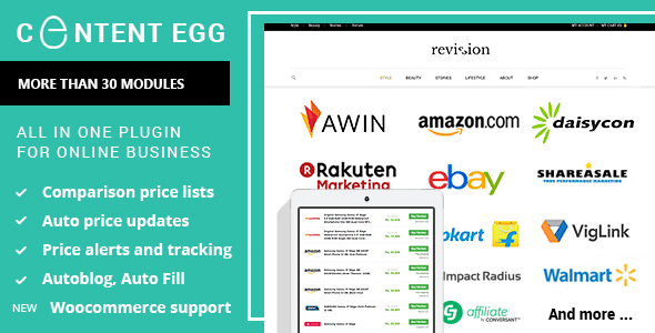 Content Egg v12.11.4 Wordpress比价优惠券返利联盟专业化插件 - LuLunet-LuLunet