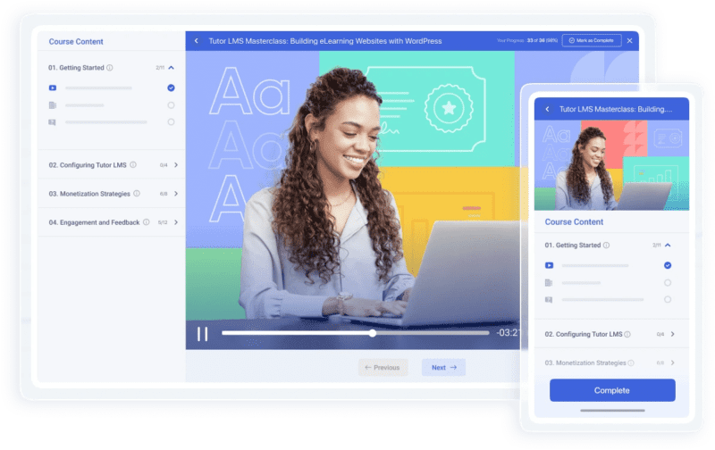 Tutor LMS Pro v2.7.0  Wordpress一体化学习管理系统插件  教育课程插件-LuLunet