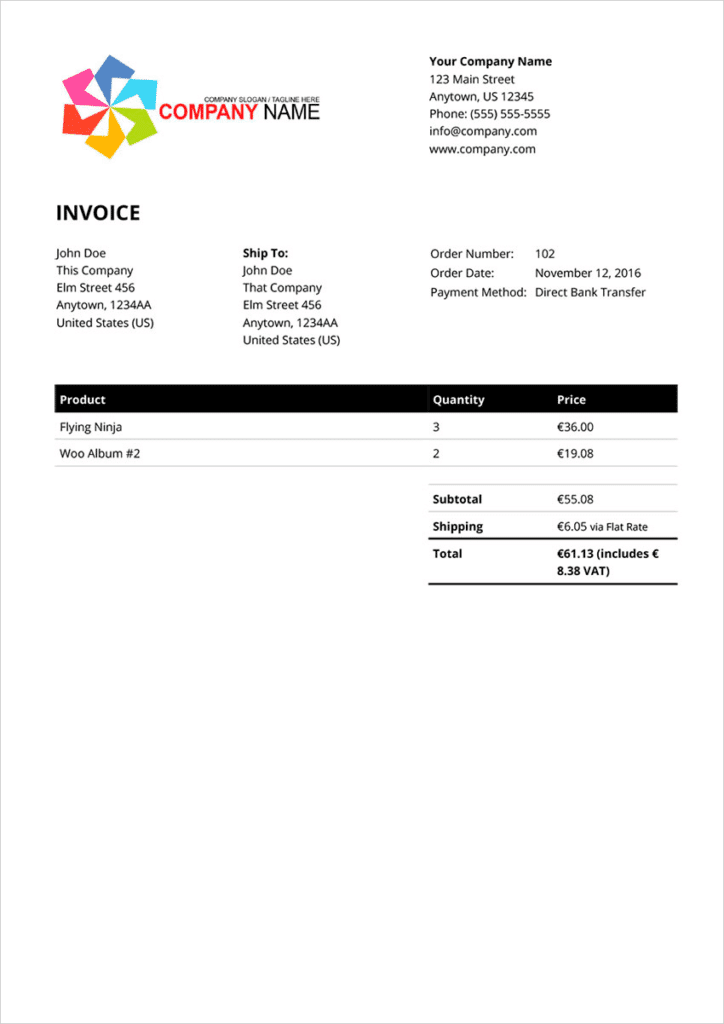 图片[1]-WooCommerce PDF Invoices v5.0.5 Woo发票管理插件 客户订单管理插件 - LuLunet-LuLunet