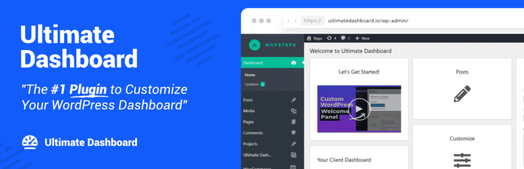 图片[1]-Ultimate Dashboard Pro v3.10  Wordpress后台定制美化插件 - LuLunet-LuLunet
