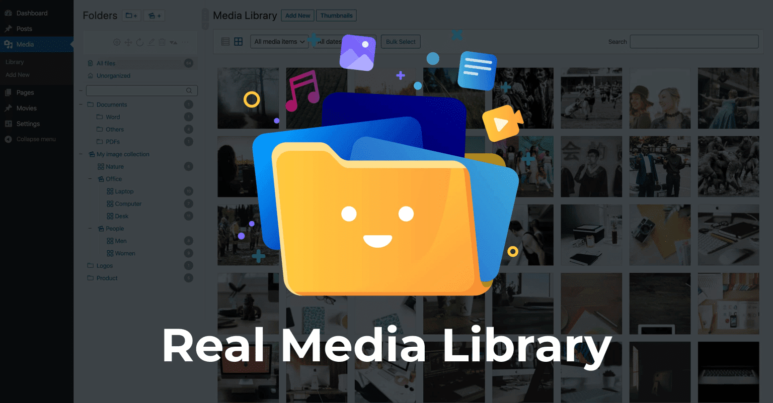 Real Media Library v4.22.17  Wordpress媒体库管理插件 - LuLunet-LuLunet