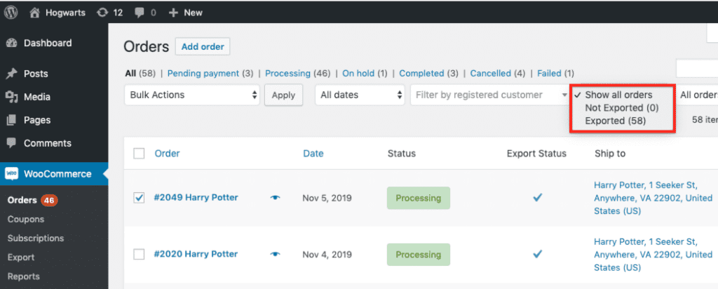 图片[1]-WooCommerce Export Orders v5.5.1 Woo客户/订单/优惠券导出插件 数据导出导入插件 - LuLunet-LuLunet