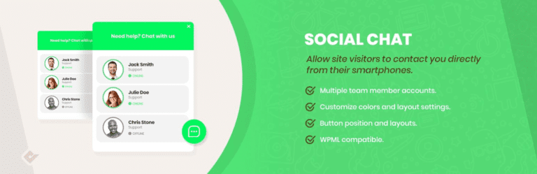 图片[1]-WP Social Chat PRO v7.2.4 Wordpress Whatsapp聊天插件 - LuLunet-LuLunet
