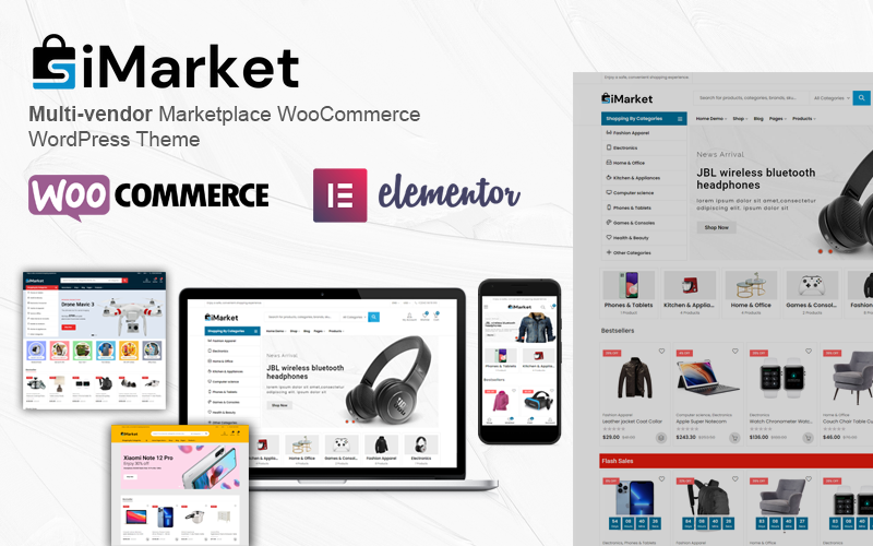 iMarket-多供应商市场WooCommerce WordPress主题WooCommerce主题 - LuLunet-LuLunet