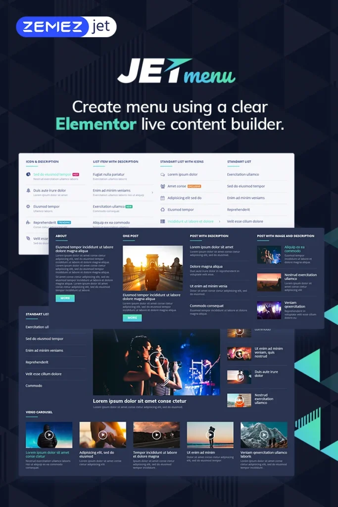 图片[1]-JetMenu-Elementor Page Builder WordPress插件的大型菜单 mega menu - LuLunet-LuLunet