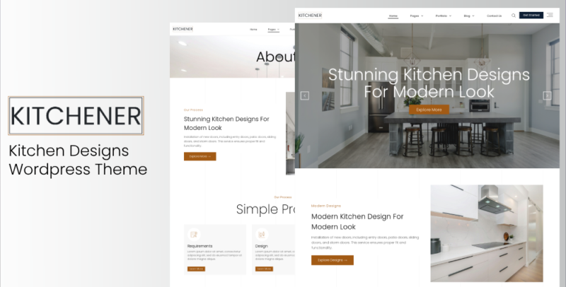 Kitchener-厨房设计WordPress主题WordPress主题-LuLunet