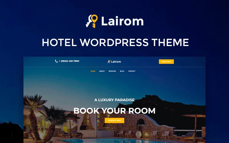 Lairom-酒店多功能现代WordPress元素主题WordPress主题 - LuLunet-LuLunet
