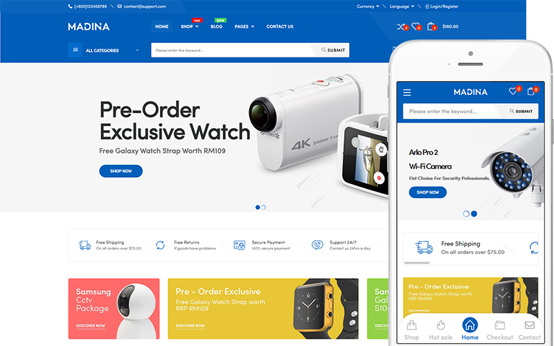 Madina-电子商店WooCommerce主题 - LuLunet-LuLunet