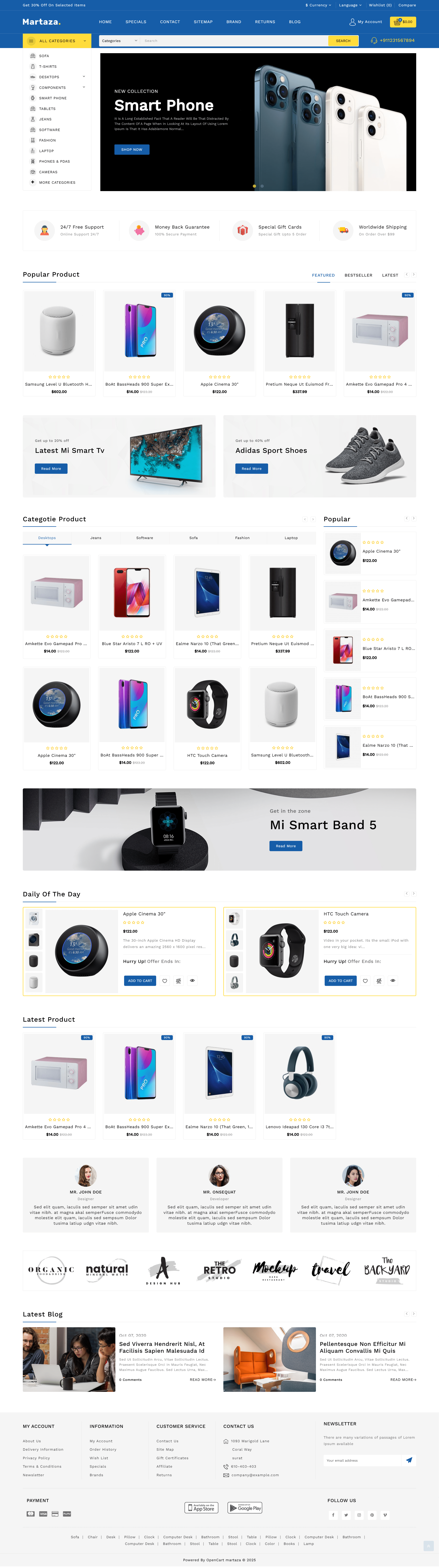 图片[1]-Martaza-多用途OpenCart模板 - LuLunet-LuLunet