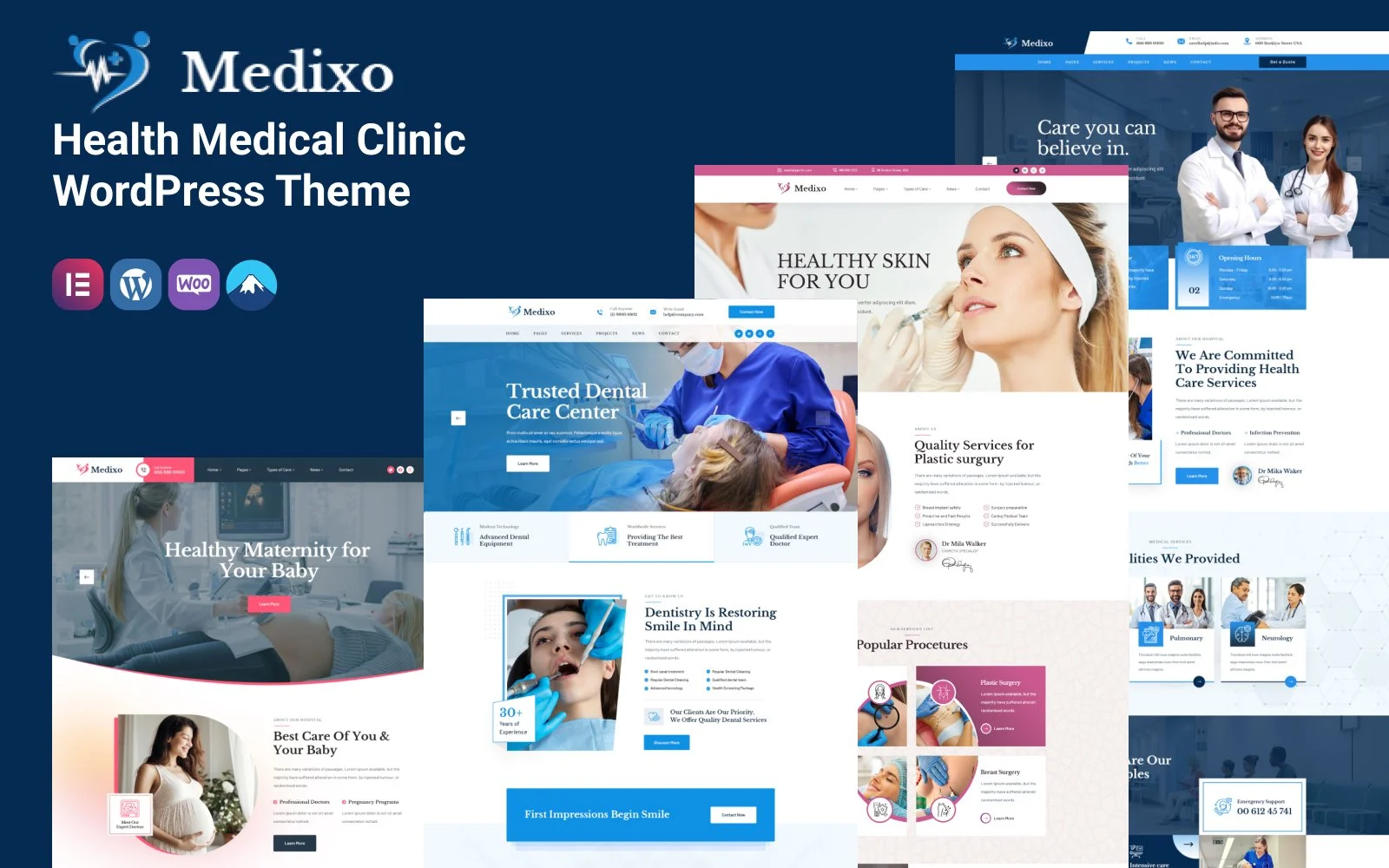 Medixo-健康医疗诊所WordPress主题 - LuLunet-LuLunet