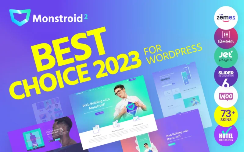 Monstroid2Monstroid2-多用途模块化WordPress元素主题WordPress主题Monstroid2-LuLunet