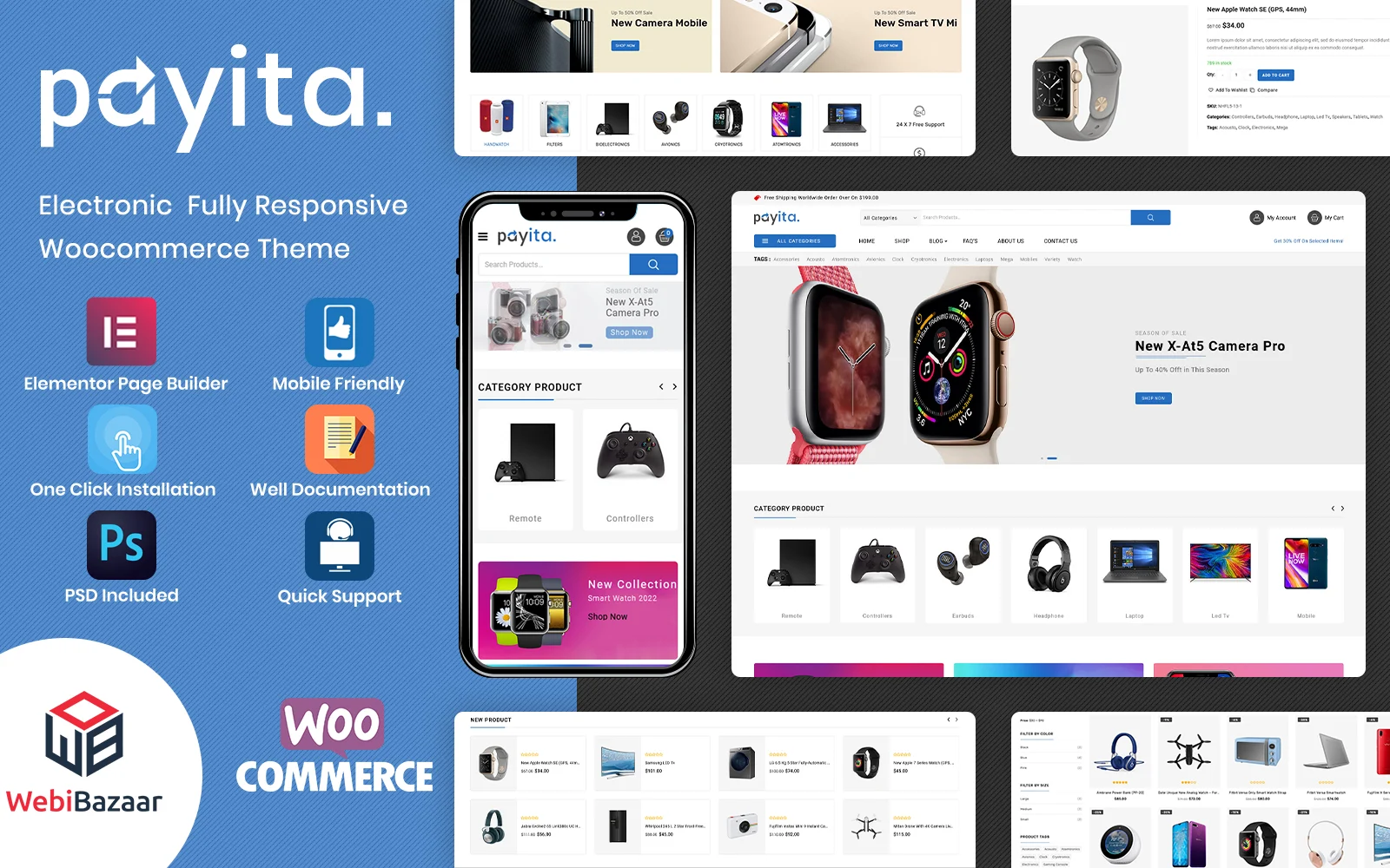 Payita-多用途电子WooCommerce主题
