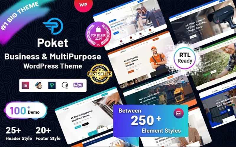 商业和多用途响应式Poket 主题 - LuLunet-LuLunet