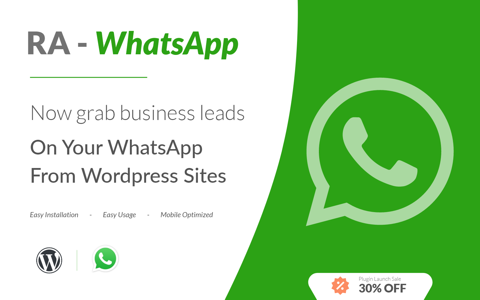 RA Whatsapp-适用于您的Wordpress WordPress插件的简易CTA