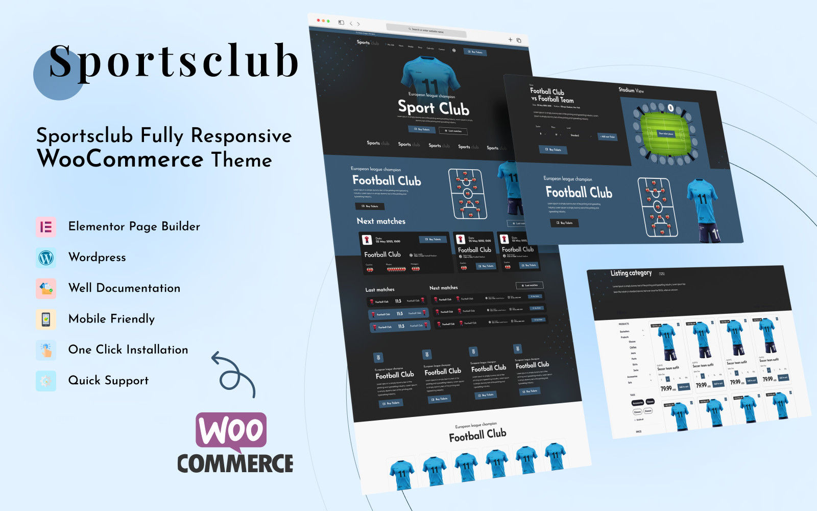运动俱乐部-运动多用途WooCommerce主题 - LuLunet-LuLunet