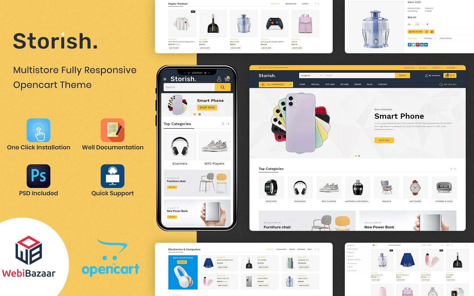 Storish-多用途响应式OpenCart主题OpenCart模板 - LuLunet-LuLunet