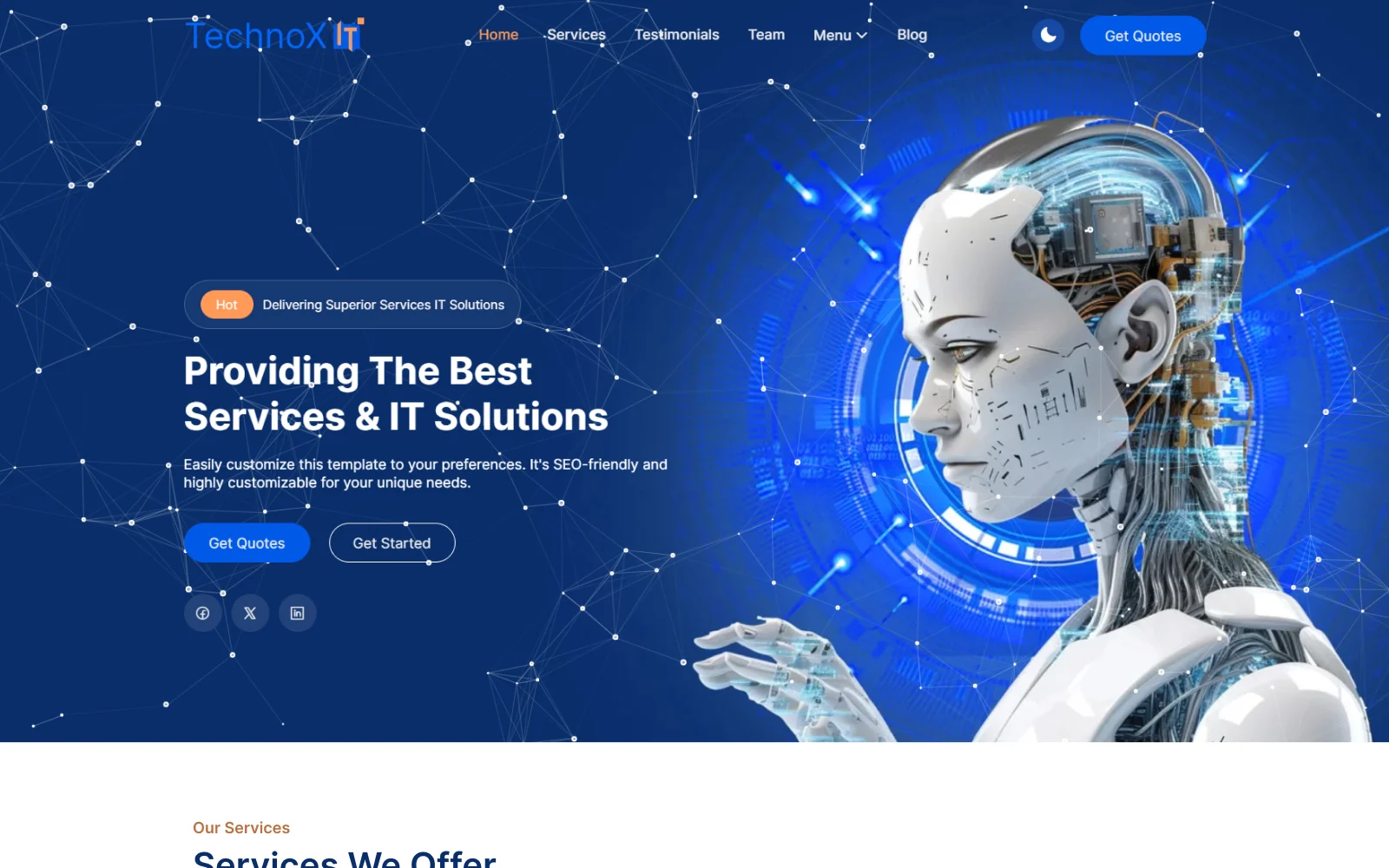 Technoxit|IT解决方案和业务服务多用途响应式WordPress主题 - LuLunet-LuLunet